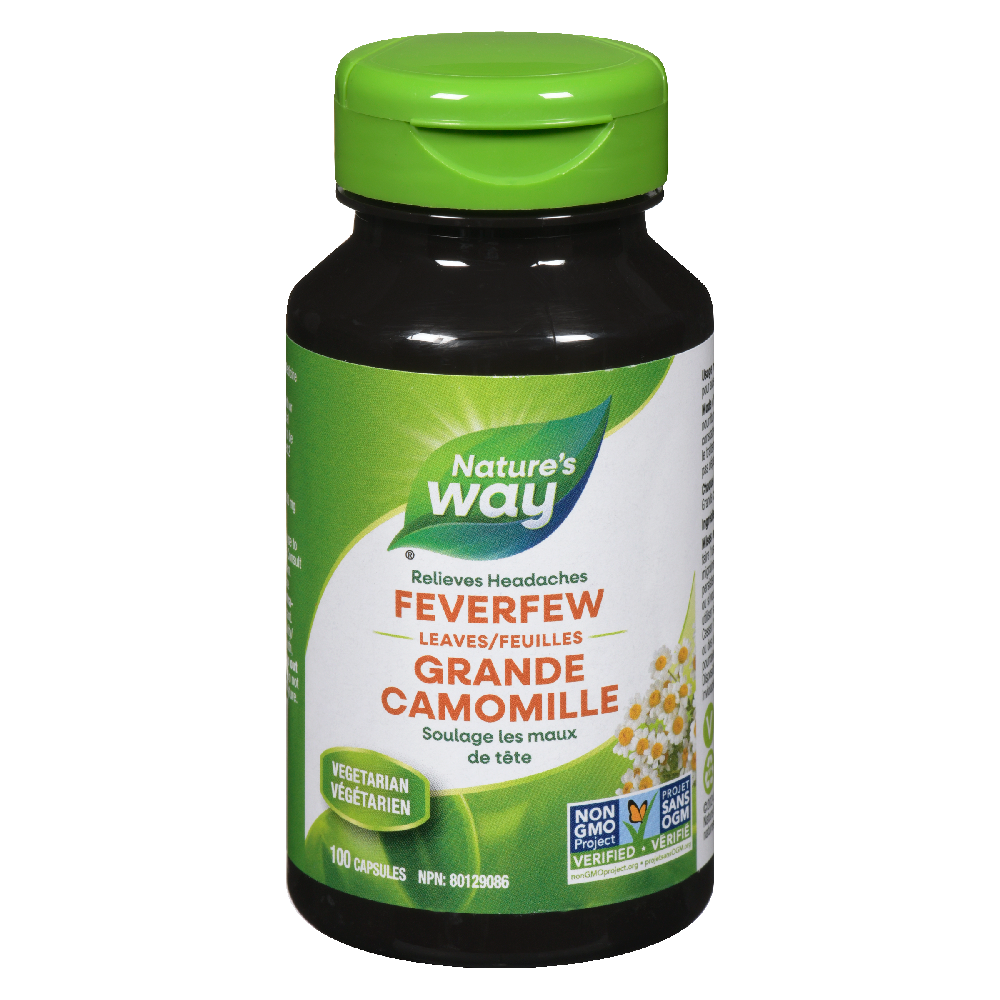Feverfew Leaves / 100 capsules