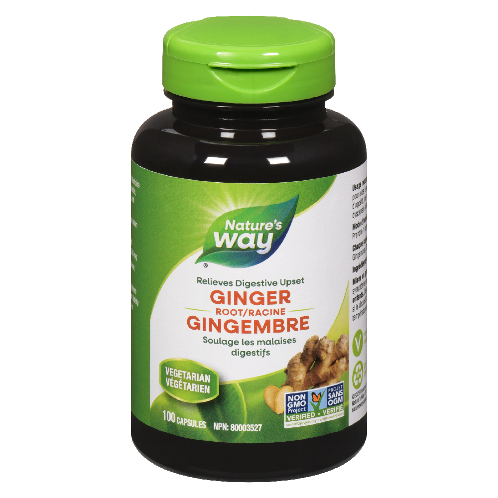 Ginger Root / 100 capsules