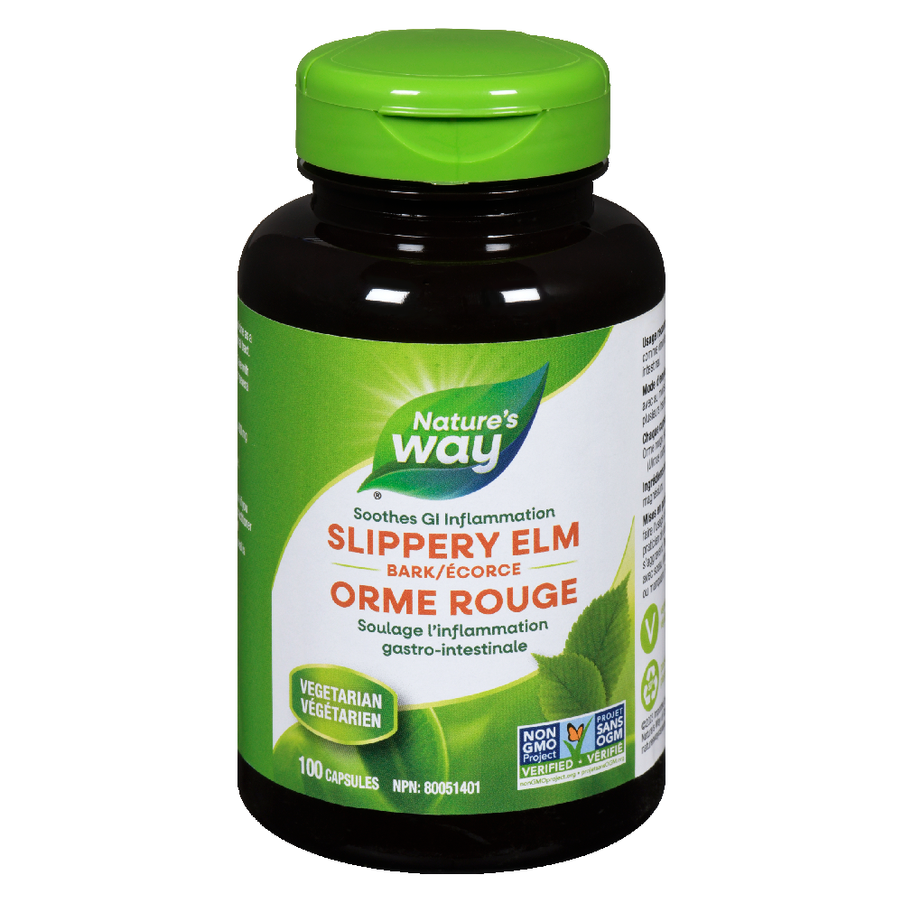 Slippery Elm Bark / 100 capsules