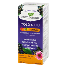 Load image into Gallery viewer, Kids Sambucus Cold and Flu Care, Syrup / 4 fl oz (120 ml)
