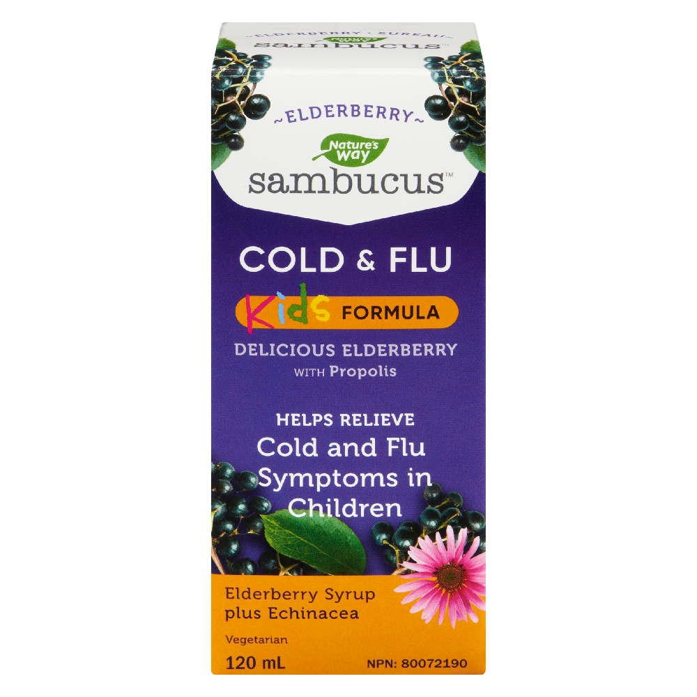 Kids Sambucus Cold and Flu Care, Syrup / 4 fl oz (120 ml)