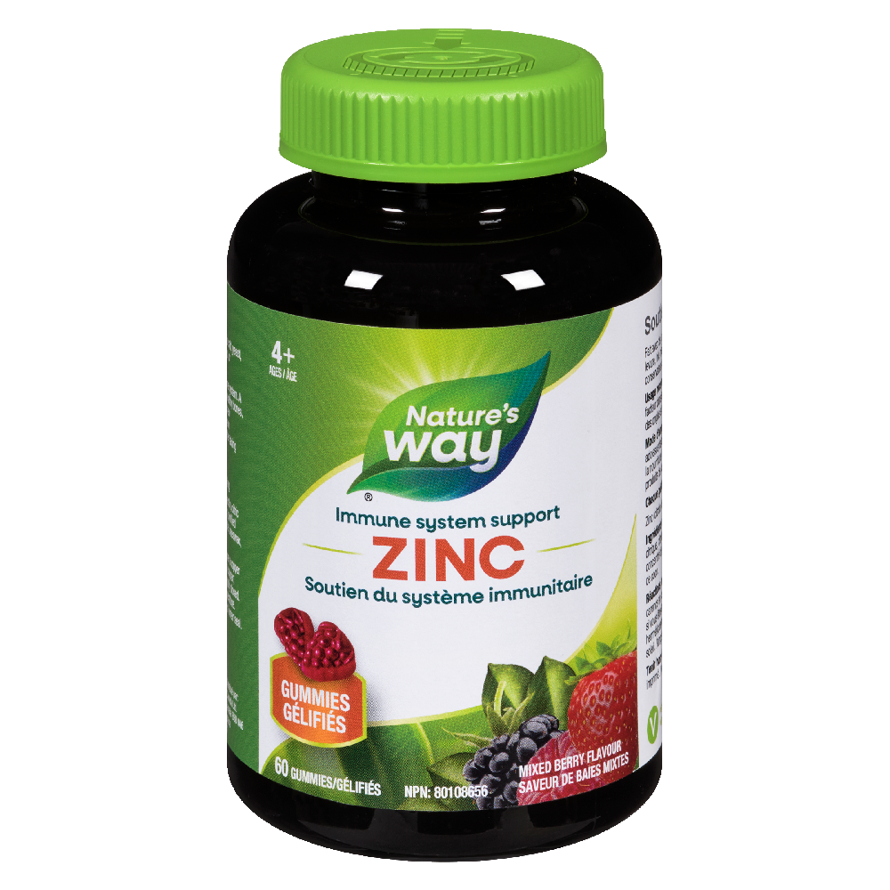 Zinc Gummies, Immune System Support / 60 gummies