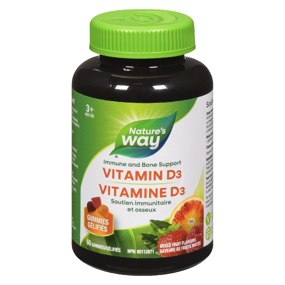Vitamin D, Immune and Bone Support / 60 gummies
