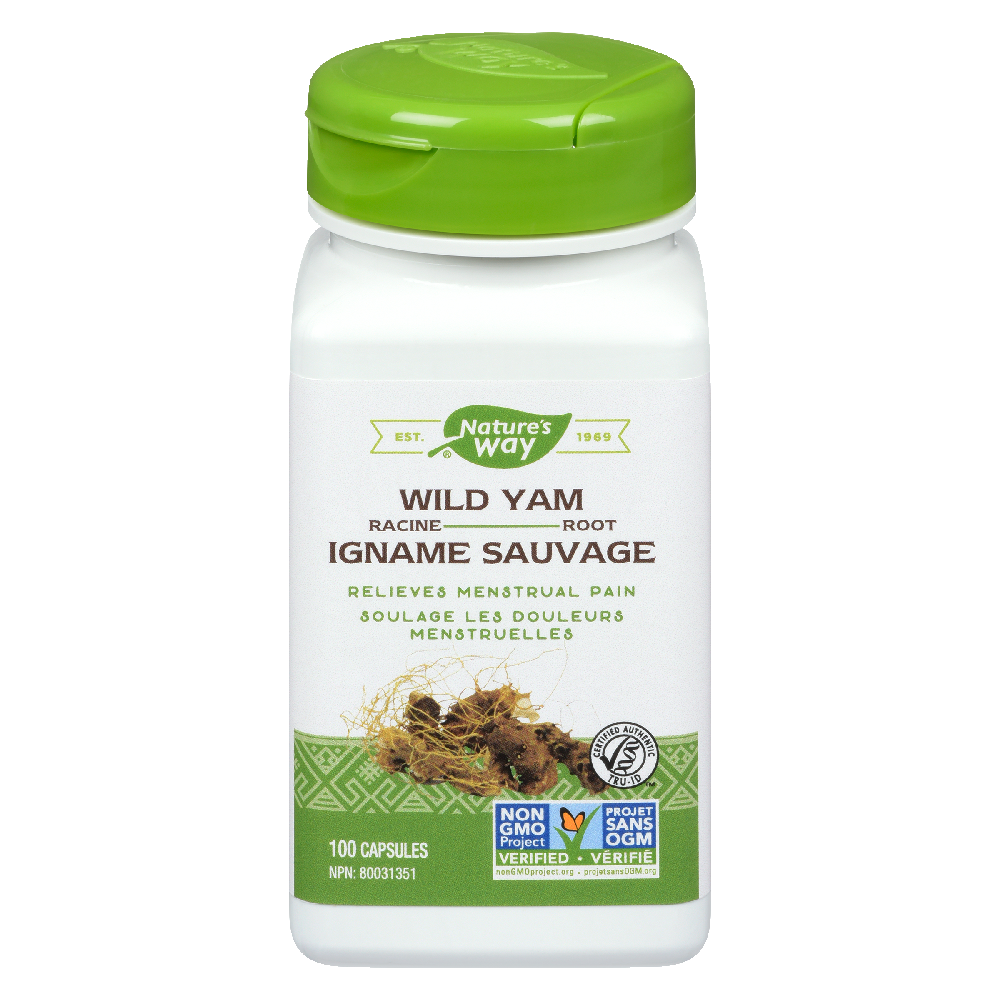 Wild Yam Root / 100 capsules