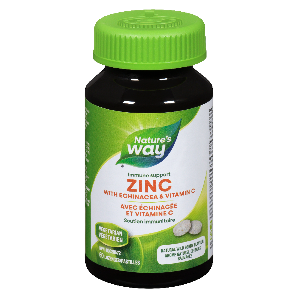 Zinc with Echinacea & Vitamin C / 60 lozenges