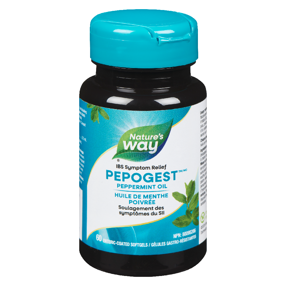 Pepogest&amp;trade;, Peppermint Essential Oil / 60 softgels