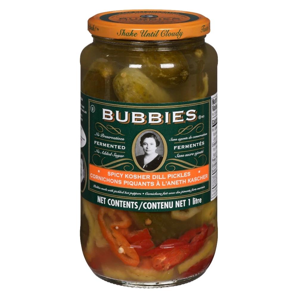 Pickles Kosher Dill Spicy 1L