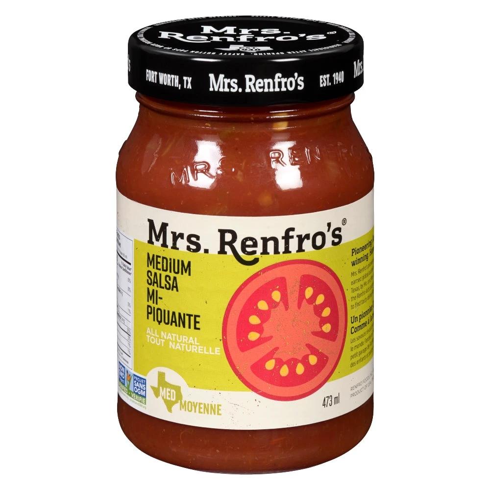 Mrs Renfros Salsa Medium 473ml