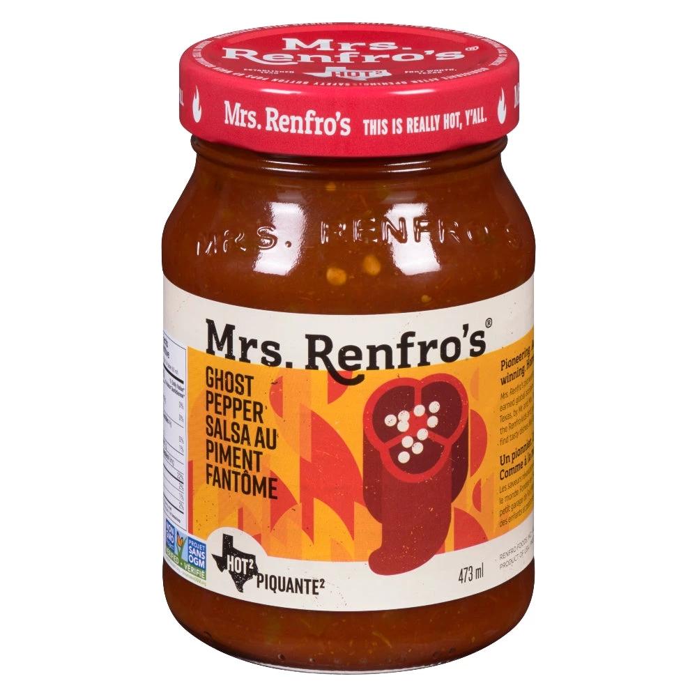 Mrs Renfros Salsa Ghost Pepper 473ml