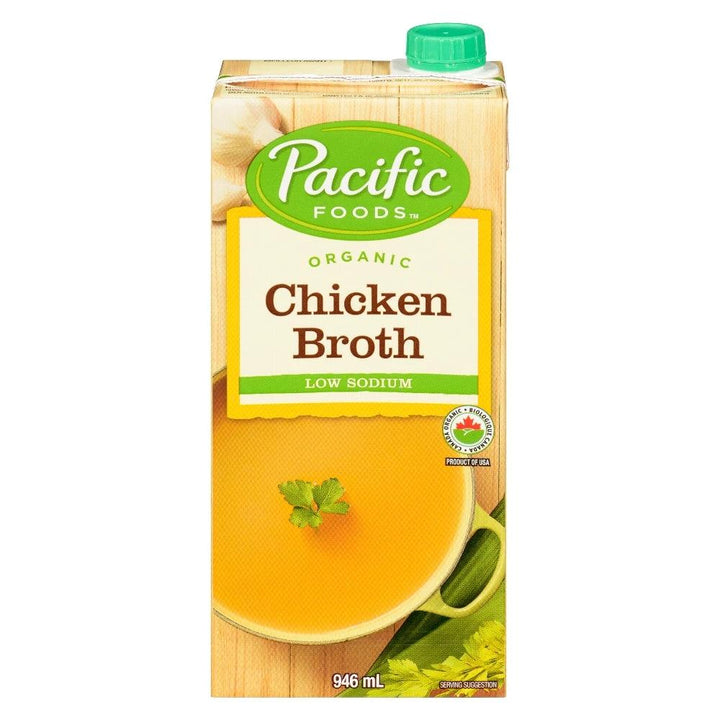 Low Sodium Chicken Broth Organic 946ml