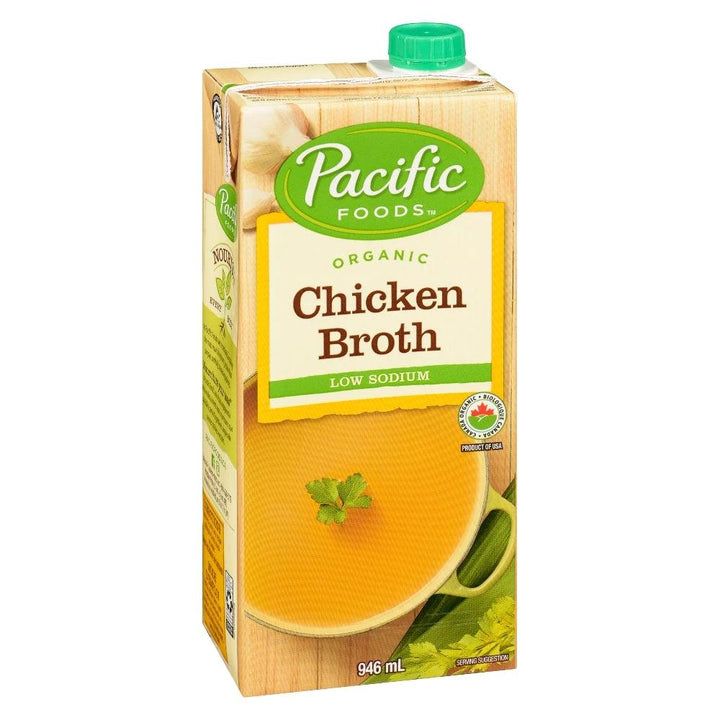 Low Sodium Chicken Broth Organic 946ml