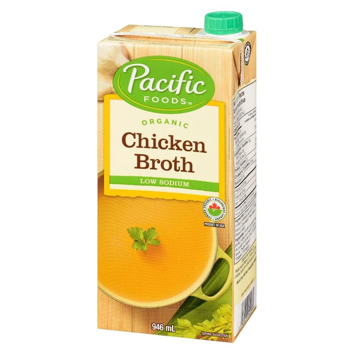 Low Sodium Chicken Broth Organic 946ml