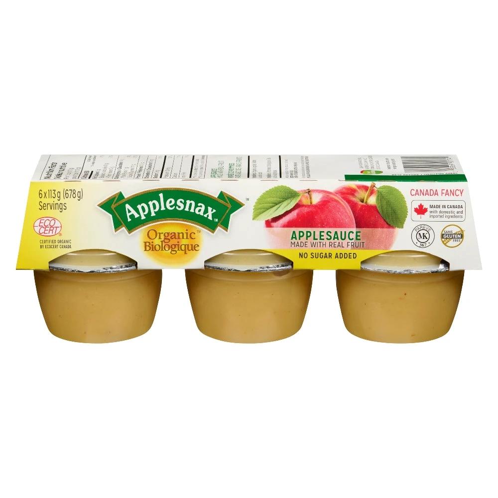 AppleSauce Unswt Cup 113gx6