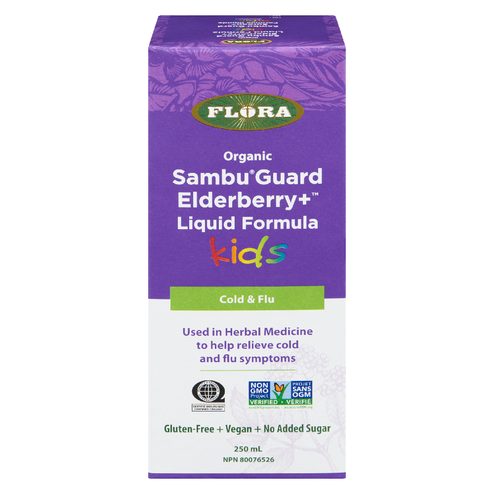 Flora Elderberry Liquid Kids Org 250Ml