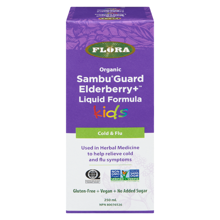 Flora Elderberry Liquid Kids Org 250Ml