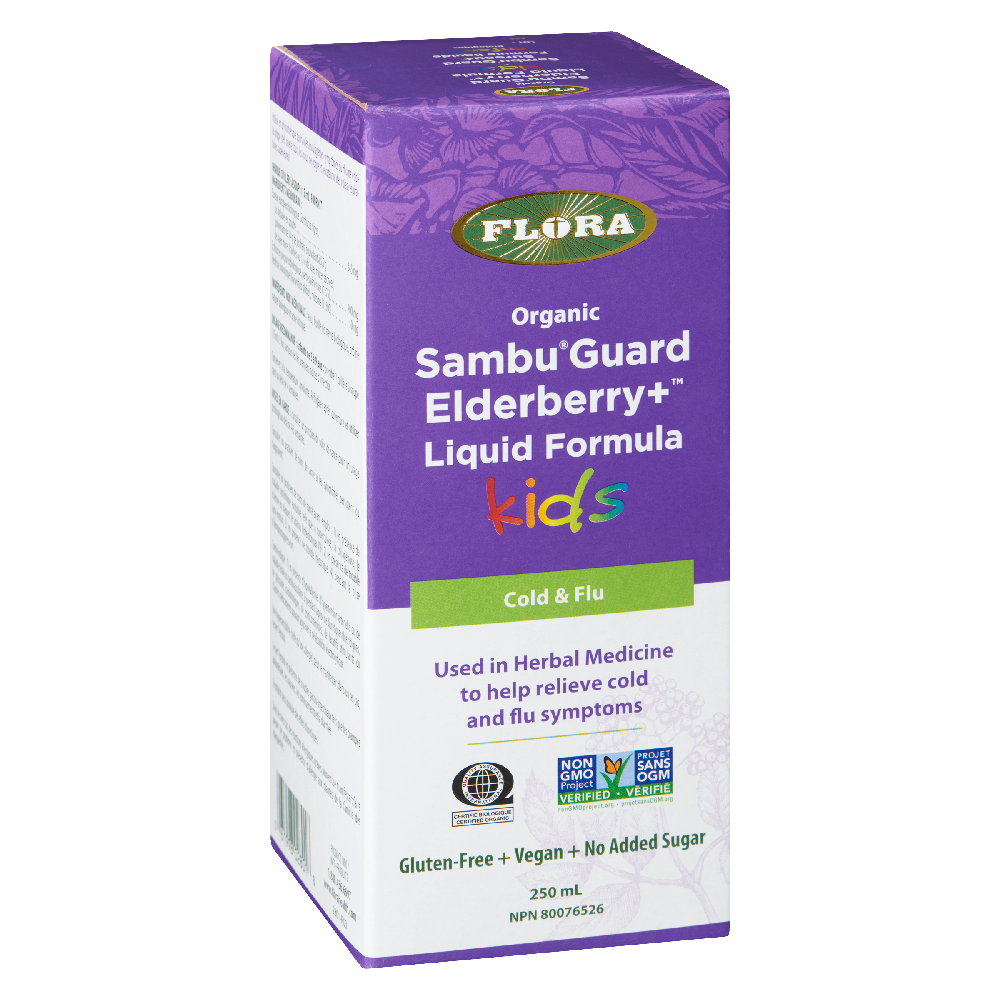 Flora Elderberry Liquid Kids Org 250Ml
