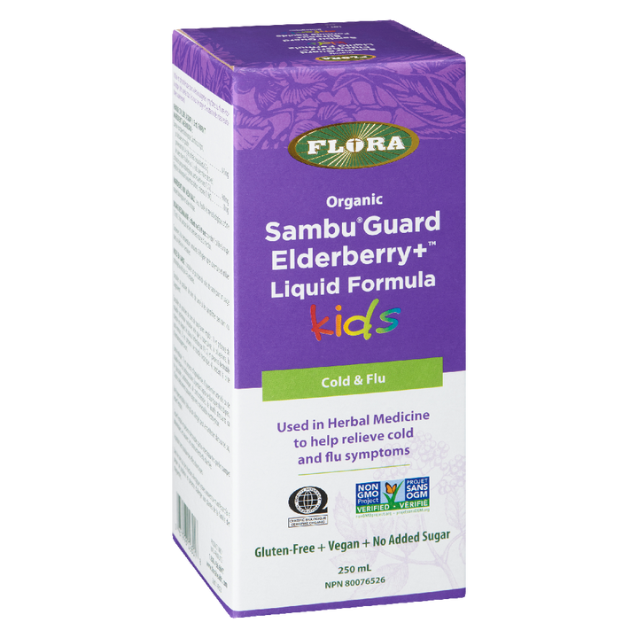 Flora Elderberry Liquid Kids Org 250Ml