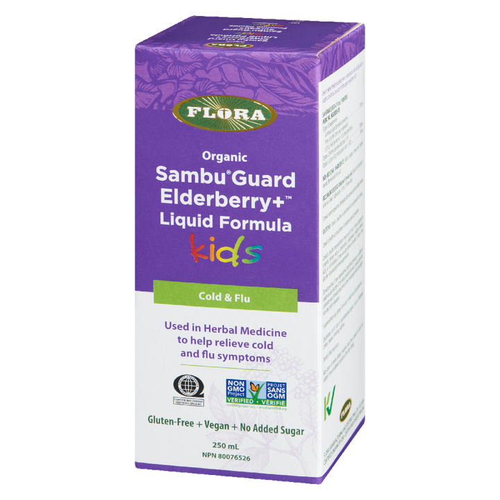 Flora Elderberry Liquid Kids Org 250Ml