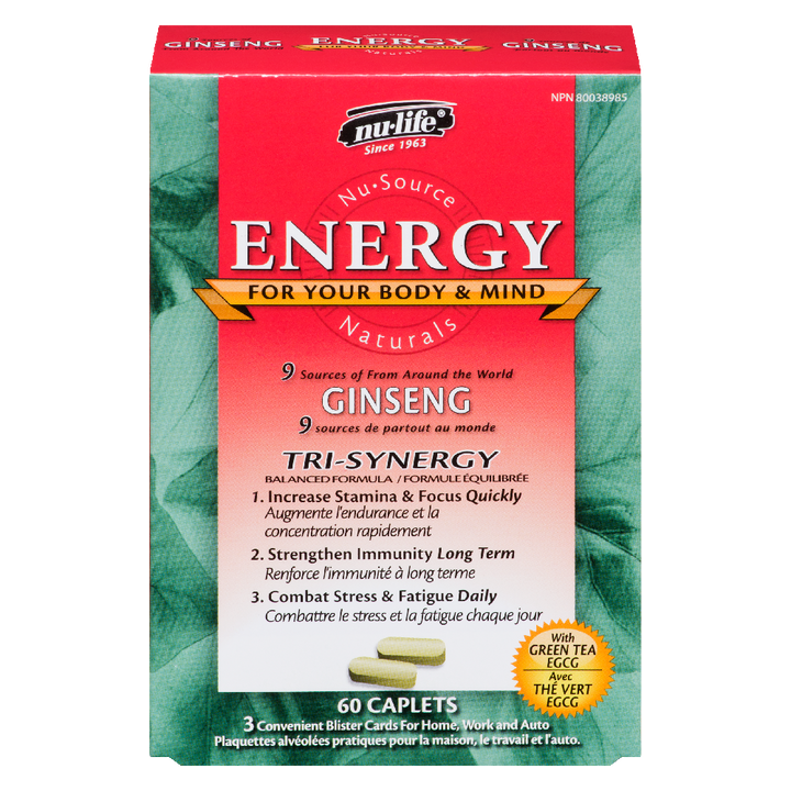 Nu-Source Energin 60 60tabs