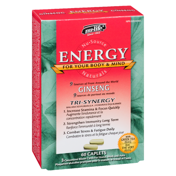 Nu-Source Energin 60 60tabs