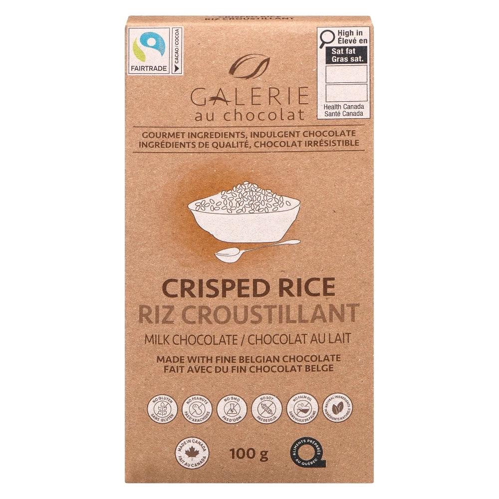 Crisped Rice Milk Chocolate Bar 100g