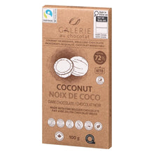 Load image into Gallery viewer, Dark Coconut Bar 100g