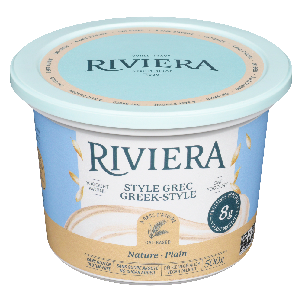 Plain Oat Greek Yogurt 500g