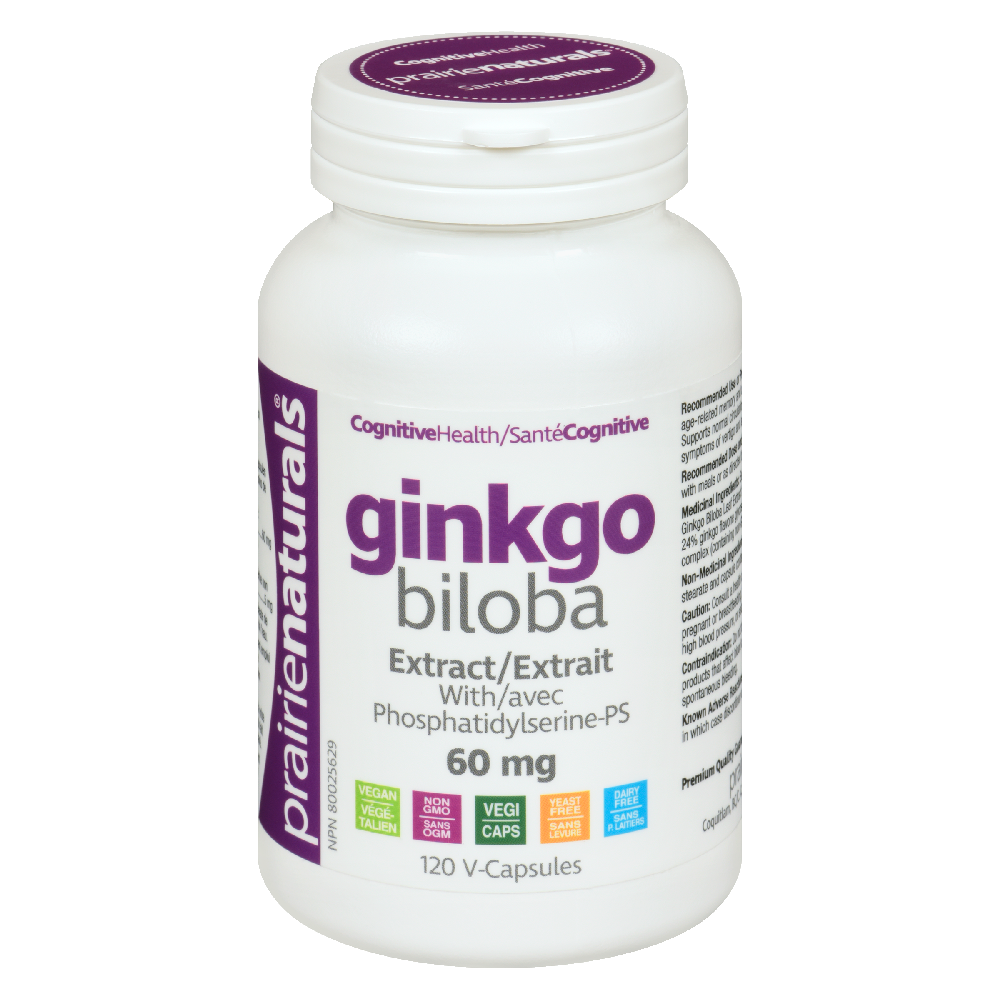 Prairie Naturals, Ginkgo Biloba. 120 Caps.