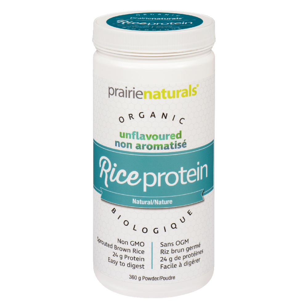 Prairie Naturals. Organic Rice Protein. 360G.