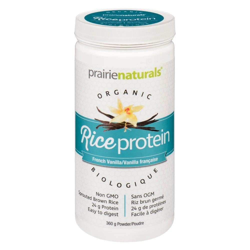 Prairie Naturals, Organic Rice Protein, French Vanilla. 360G