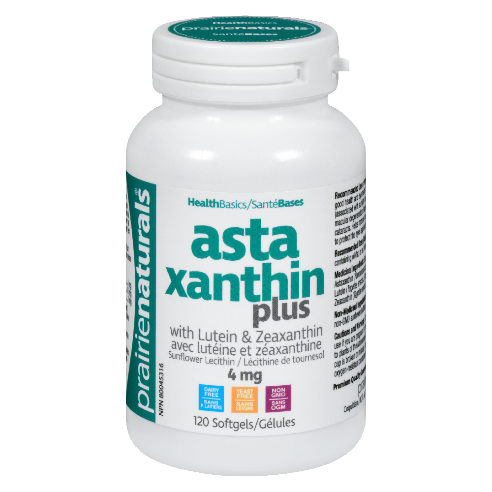 Prairie Naturals. Astaxanthin Plus 120 Caps.