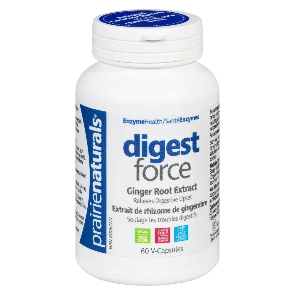Prairie Naturals, Digest-Force&amp;trade;. 60 Caps.