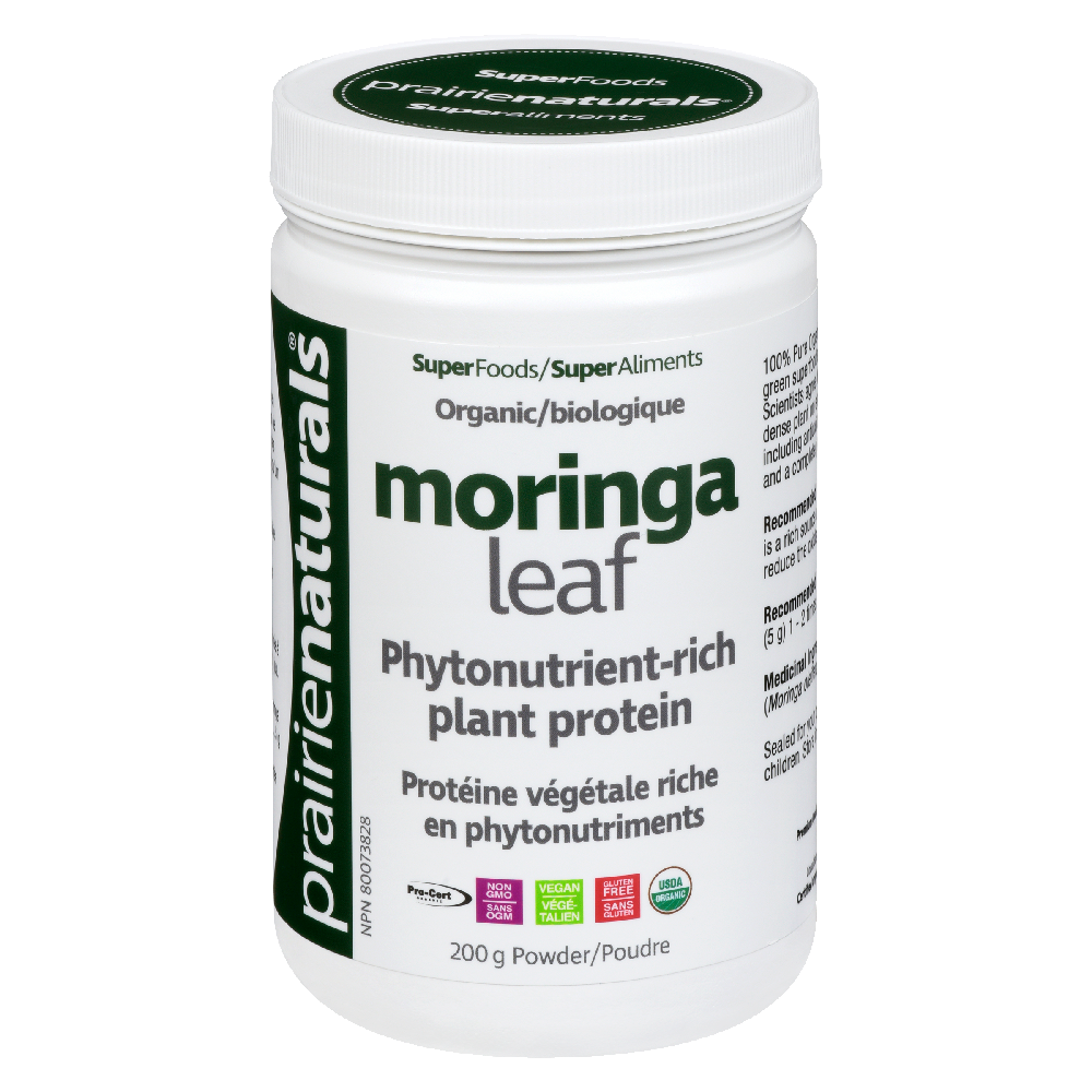 Prairie Naturals, Organic Moringa Leaf. 200g