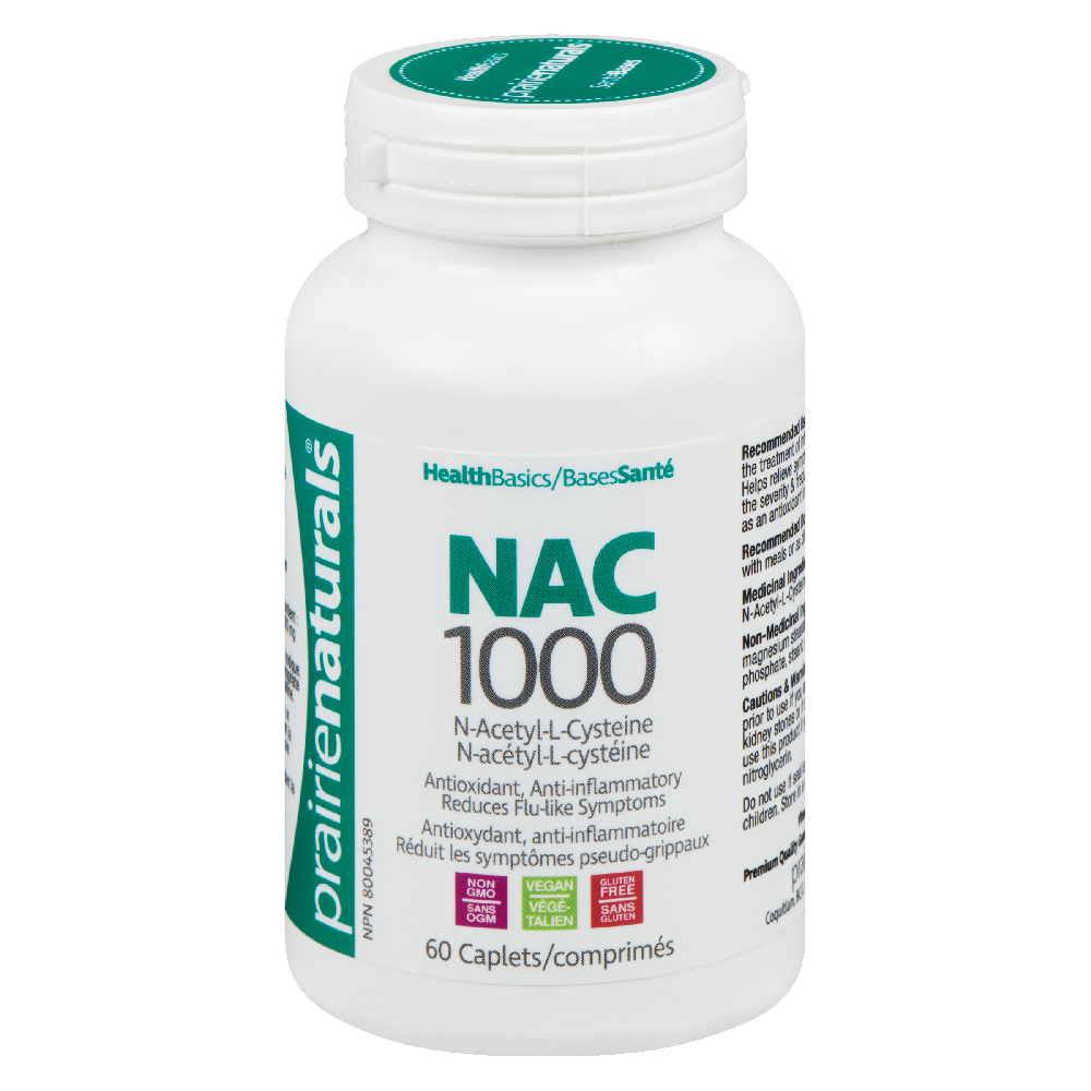 Prairie Naturals. NAC 1000. 60S