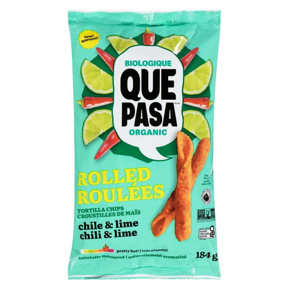 Chile Lime Rolled Tortilla Chips 184g