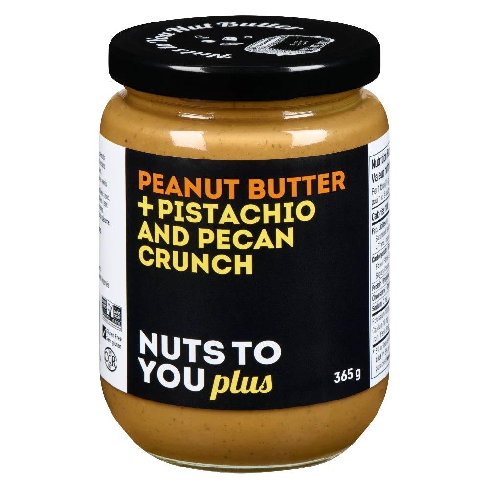 Peanut Butter + Pastachio and Pecan Crunch