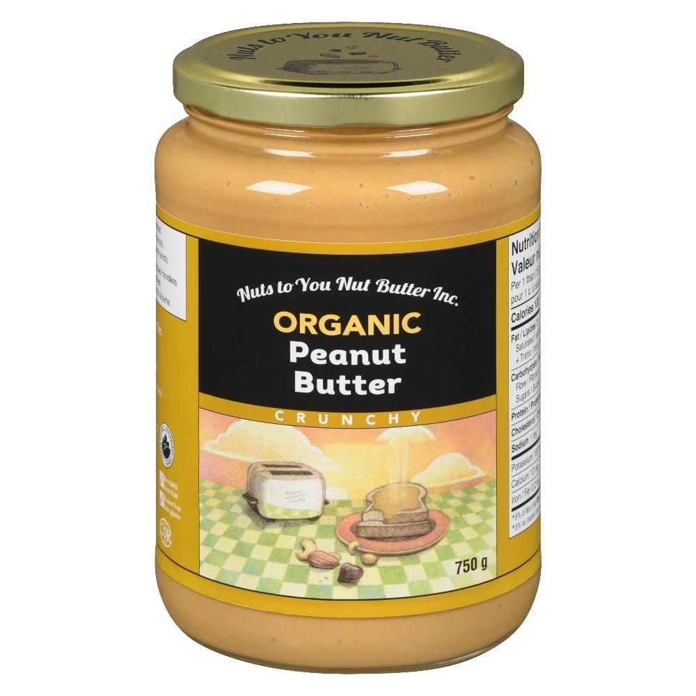Crunchy PB Org 750g