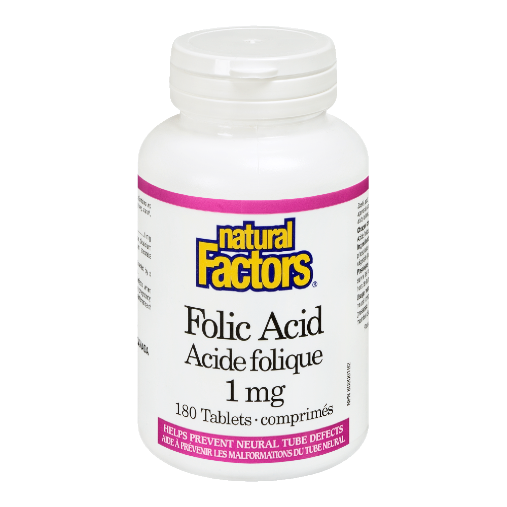 Folic Acid 1Mg 180'S 180's