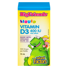 Load image into Gallery viewer, Vit-D3 400IU Kids 15ml