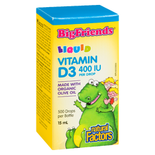 Load image into Gallery viewer, Vit-D3 400IU Kids 15ml