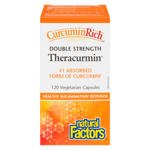 Load image into Gallery viewer, Natural Factors Theracurmin� CurcuminRich&trade;  Double Strength    120 Vegetarian Capsules
