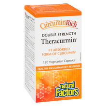 Load image into Gallery viewer, Natural Factors Theracurmin� CurcuminRich&trade;  Double Strength    120 Vegetarian Capsules
