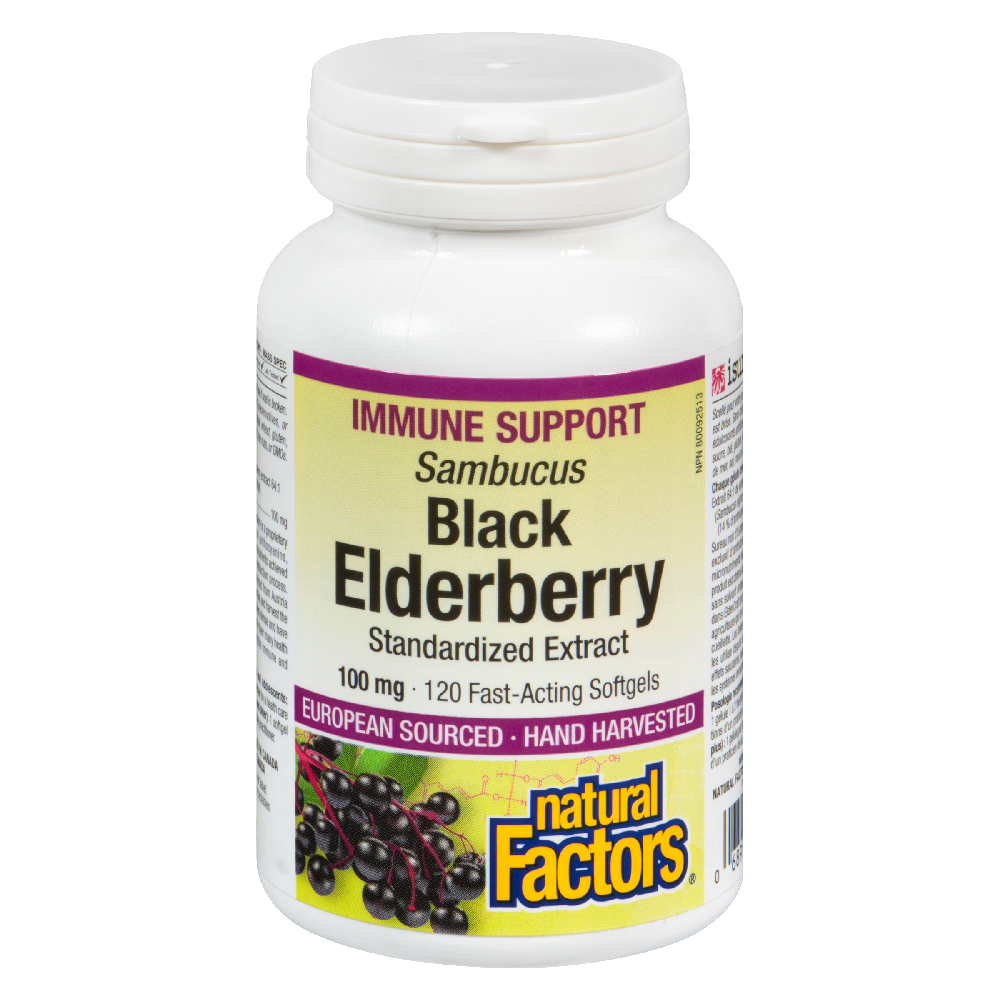 100mg Elderberry 120gel