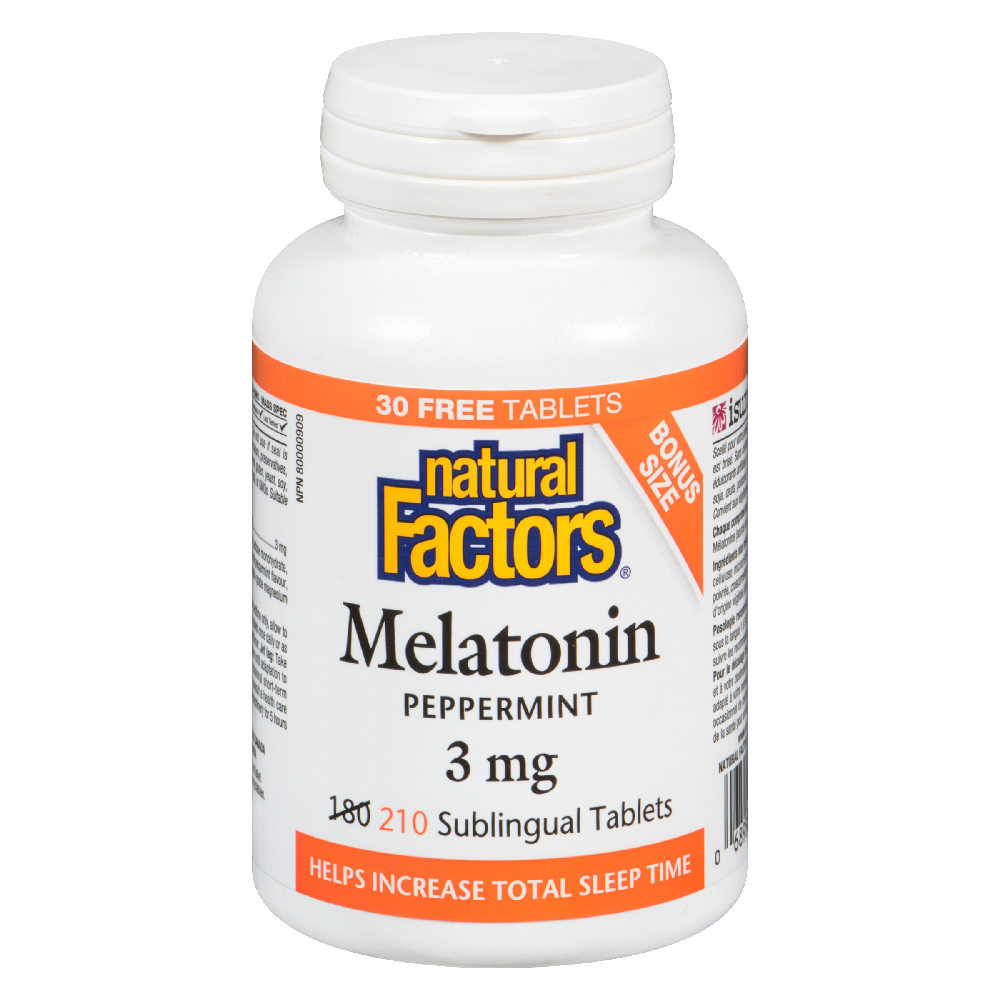 Melatonin 3mg Sublin 210s B