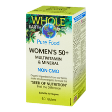 Load image into Gallery viewer, Whole Earth &amp; Sea Women's 50+ Multivitamin &amp; Mineral   60 Tablets