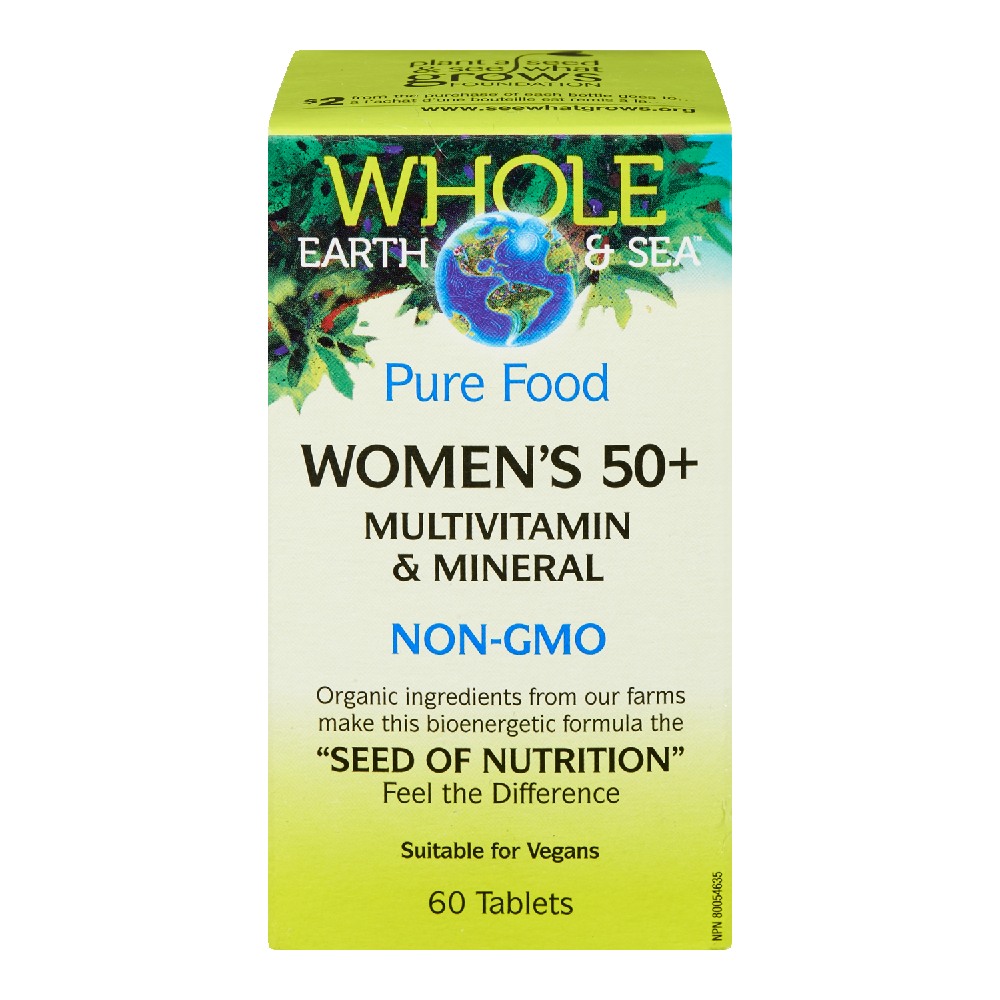 Whole Earth & Sea� Women's 50+ Multivitamin & Mineral   60 Tablets