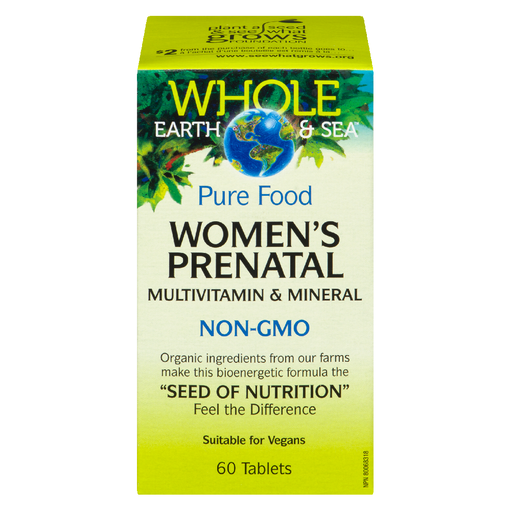 Whole Earth & Sea Women's Prenatal Multivitamin & Mineral   60 Tablets