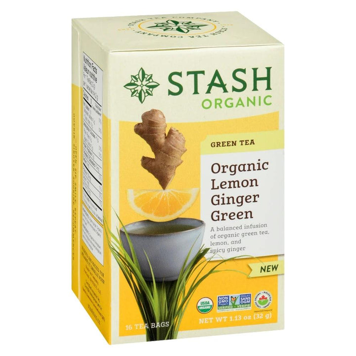 Tea Lemon Ginger Org 16ct