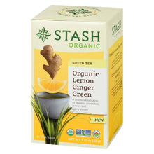 Load image into Gallery viewer, Tea Lemon Ginger Org 16ct