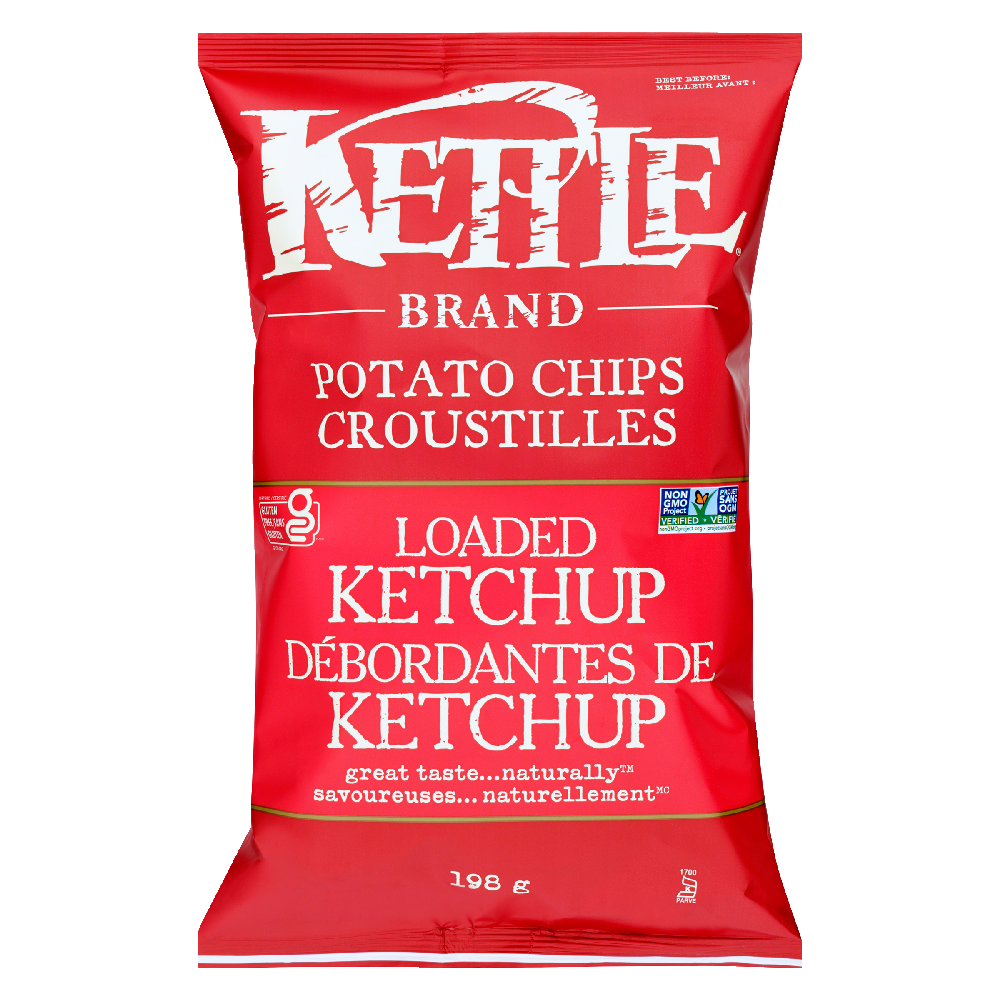 Ketchup Kettle Chips 198g